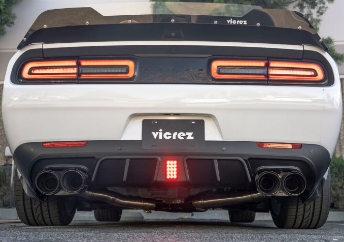 ბამპერის CHALLENGER 2015-2023 დიფუზორი უკანა BS